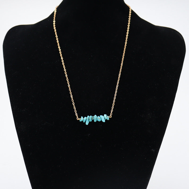 Wholesale Bohemian Style Natural Gravel Necklace