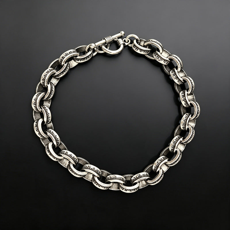 Wholesale Retro Punk Letter Necklace,  Unisex Fashion Jewelry Accessory,  Boutique Resale Gift