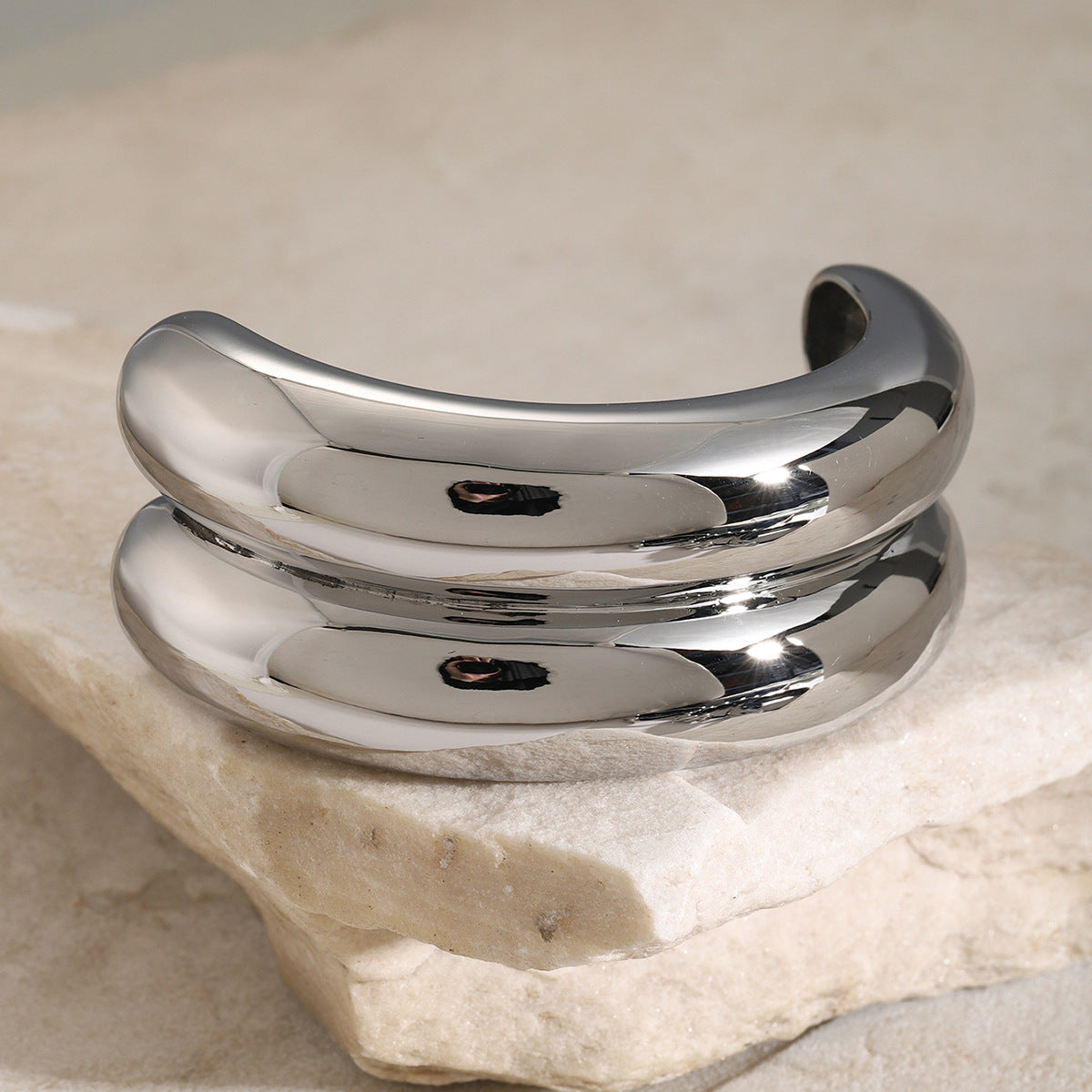 Wholesale metal double layer hair rope hair ring