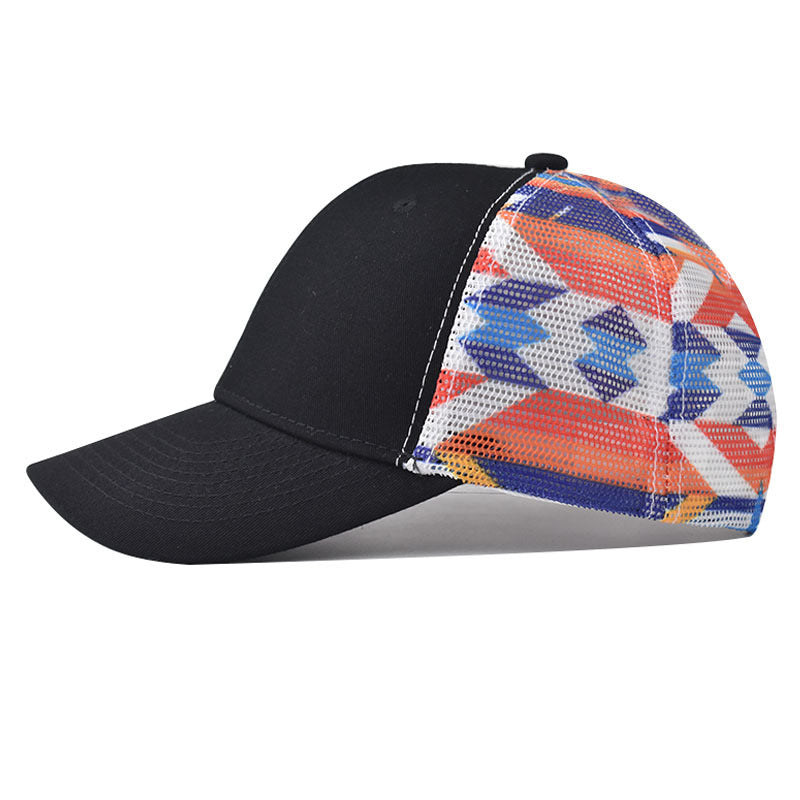 Wholesale Gradient color baseball cap with hard lining hat