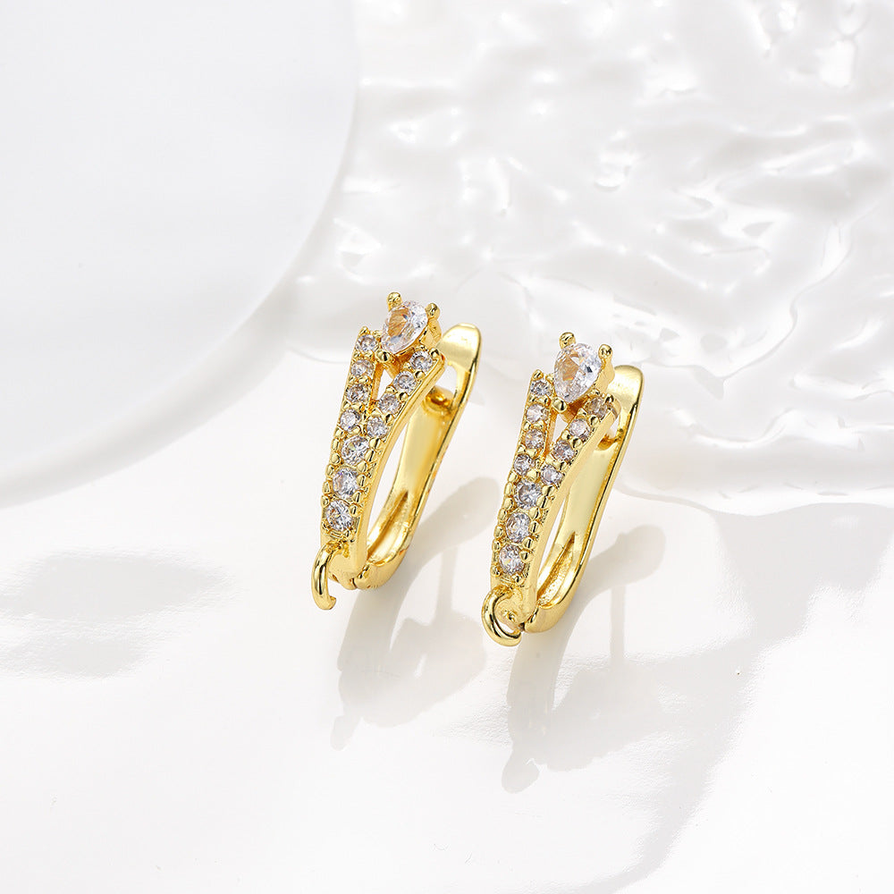 Wholesale  Simple Love Ear Stud Earrings