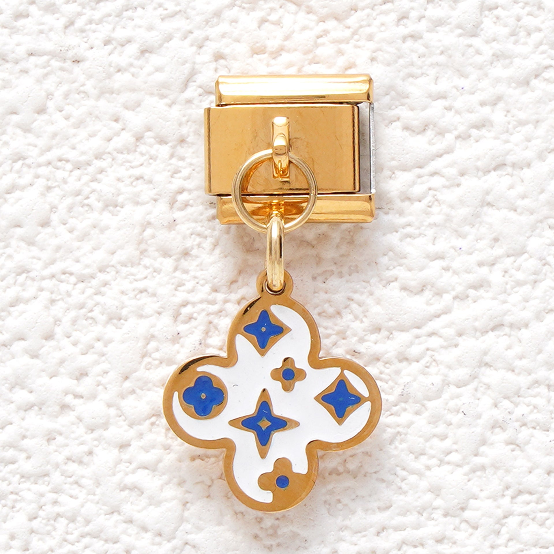 Wholesale Italian Charm Bracelet 9mm DIY Splicing Flower Series Stainless Steel Composable Bracelet