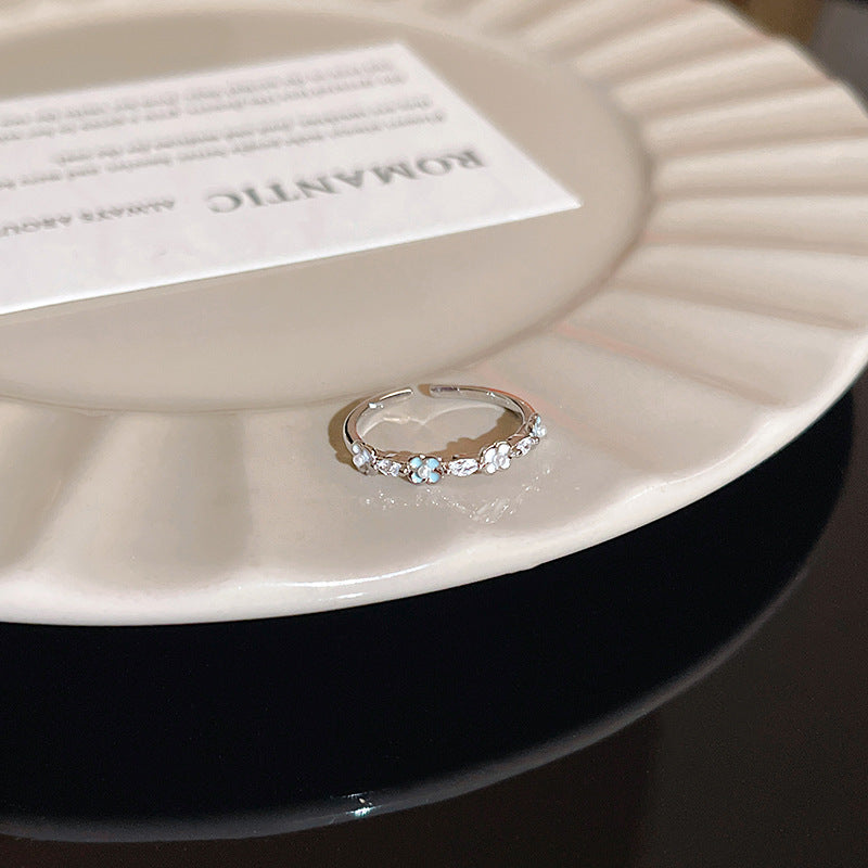 Wholesale Adjustable Micro Pavé Zircon Ring Fashion Accessory Gift for Women
