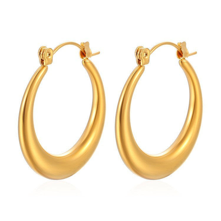 Wholesale Stainless Steel 18K Gold Plated Earrings ACC-ES-MuShan034