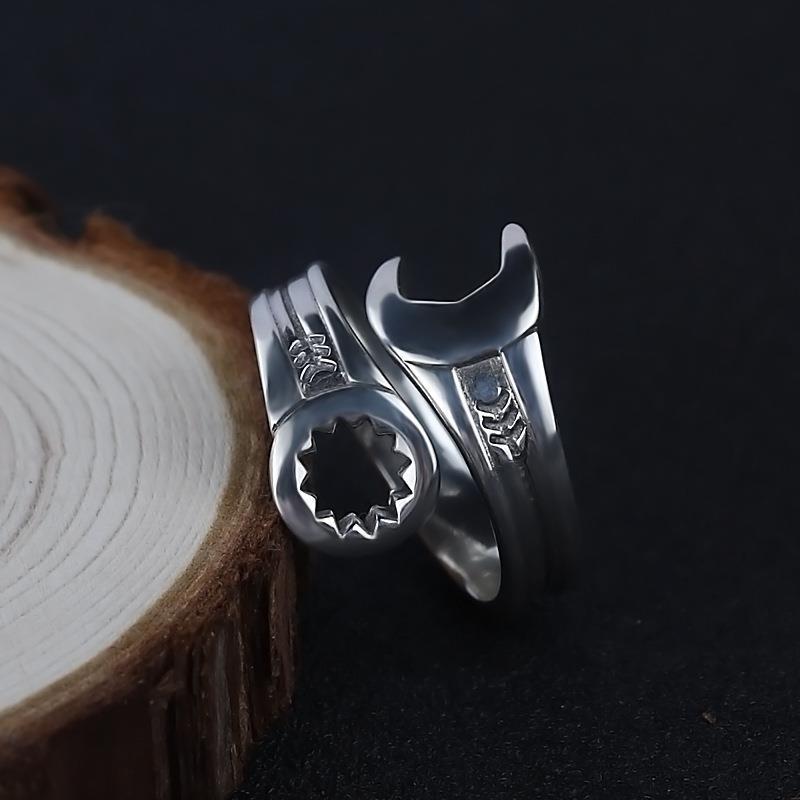 Wholesale Men's Silver Rings ACC-RS-YuMei008