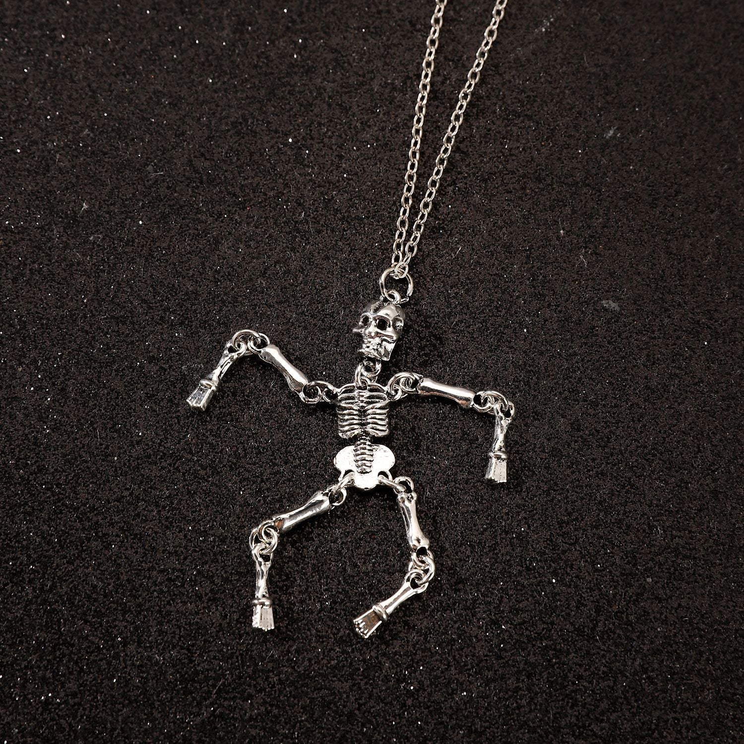 Wholesale Punk Style Skull Pendant Necklace Trendy Jewelry Accessory for Gift Boutique Resale