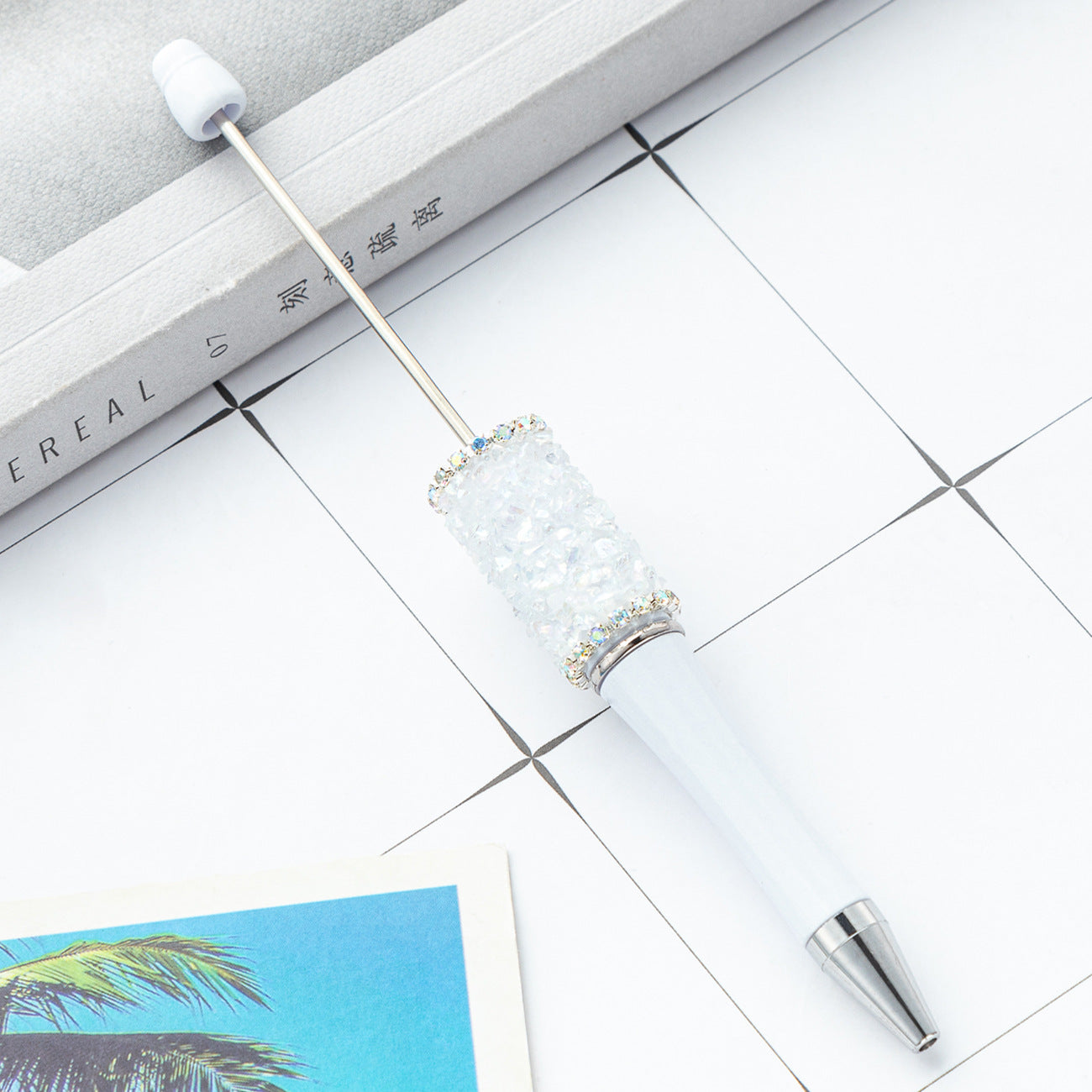 Wholesale Beadable Pens Rhinestones Crushed Stone DIY Pen Office Supplies Gift ACC-PN-CY007