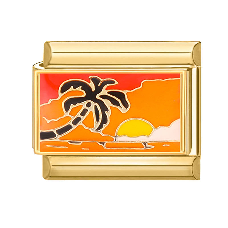 Wholesale Italian Charm Bracelet 9mm DIY Splicing Cute Creative Stainless Steel Composable Bracelet