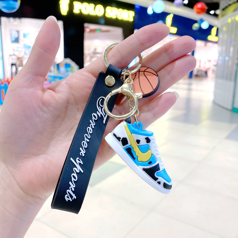 Wholesale Cartoon PVC Soft Basketball Keychain ACCVIP-KC-GongZ026
