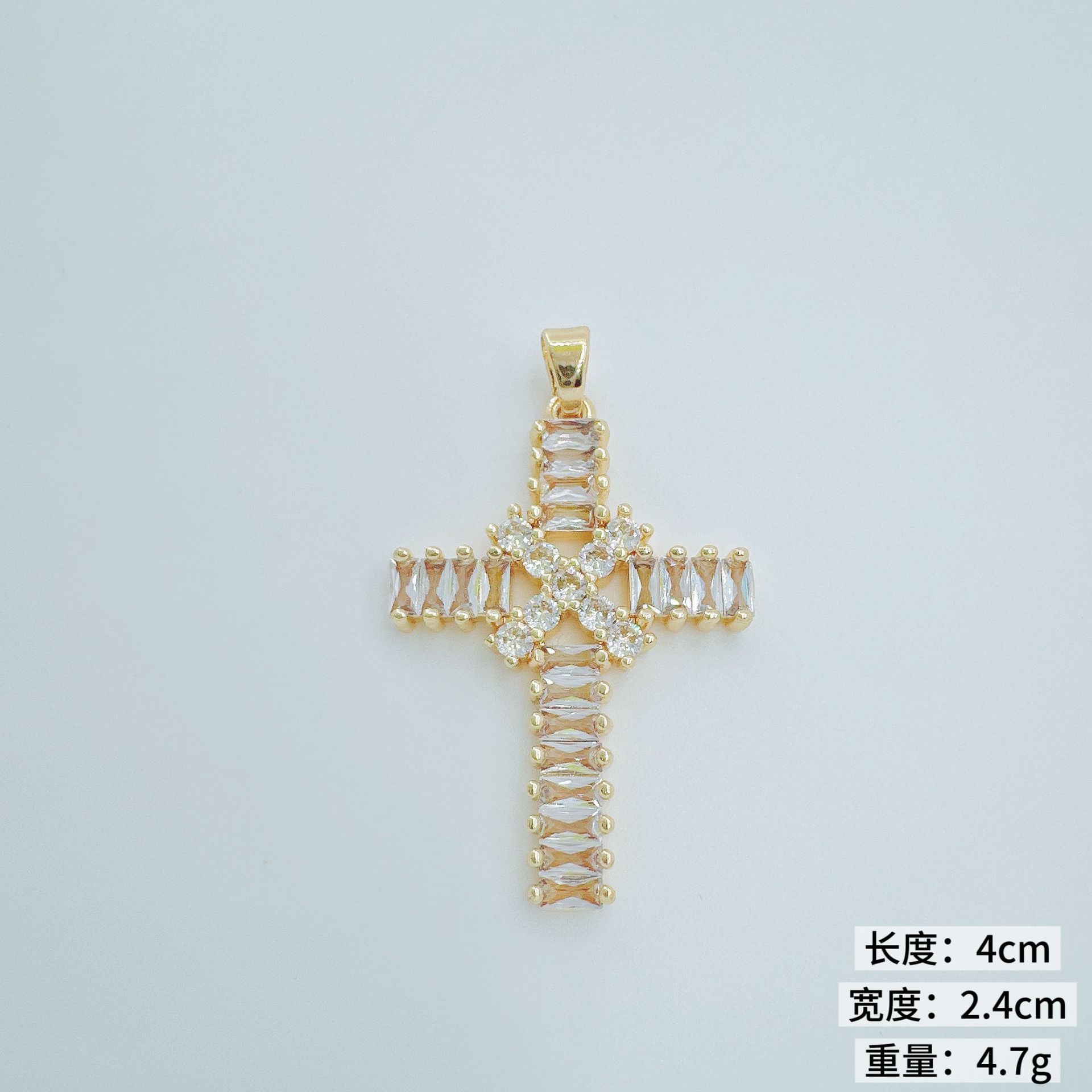 Wholesale Gold-Plated Copper Pendant with Zircon,  Bag Charm for Women