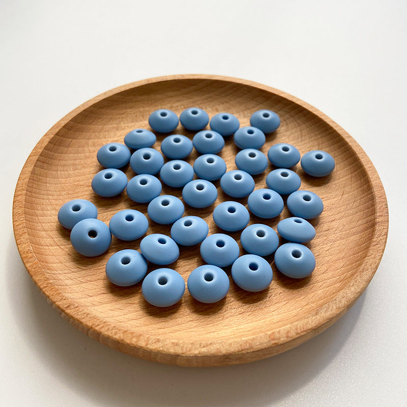 Wholesale 50PCS DIY Abacus Beads Silicone Small Beads 12MM