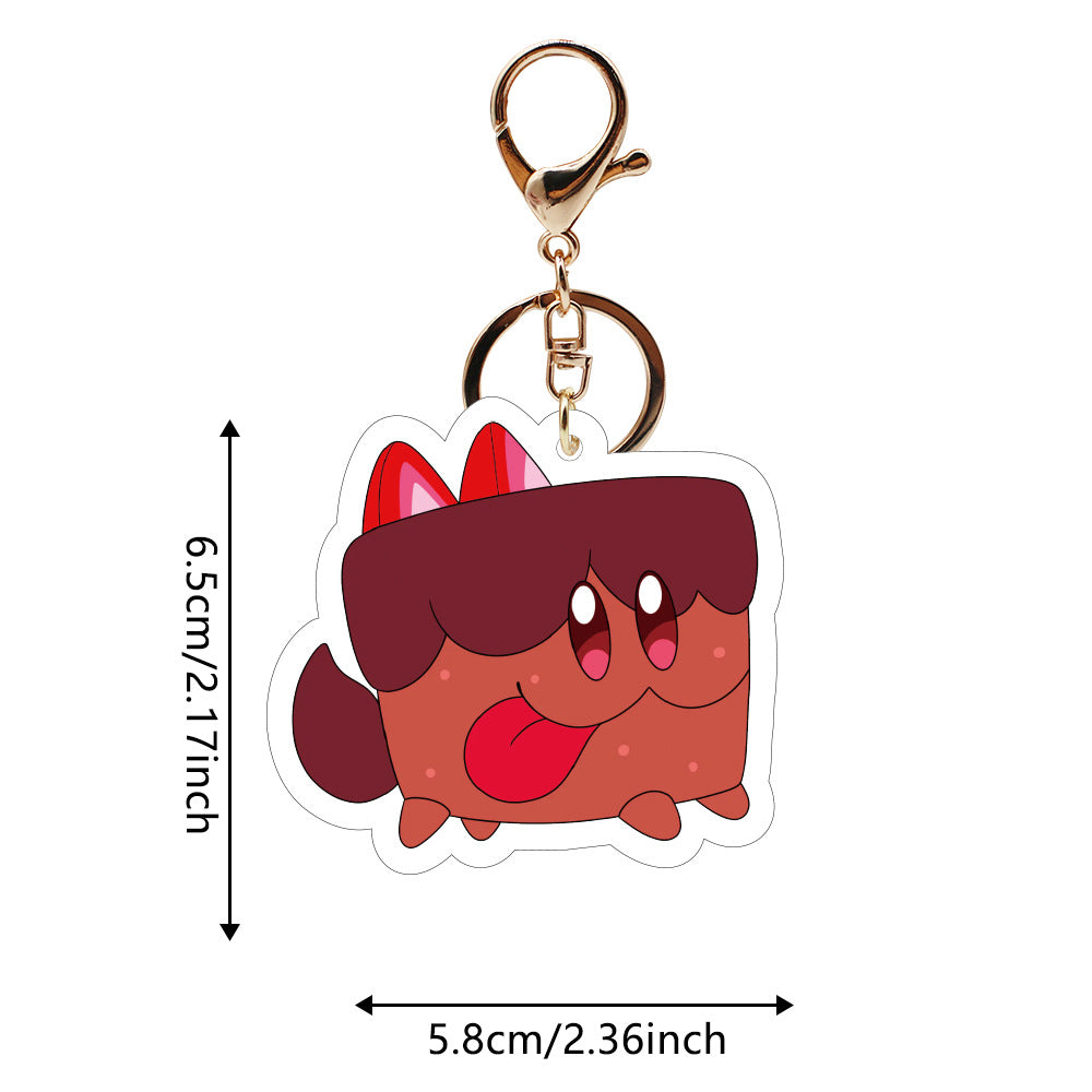 Wholesale  Cookie Acrylic Keychain  ACCVIP