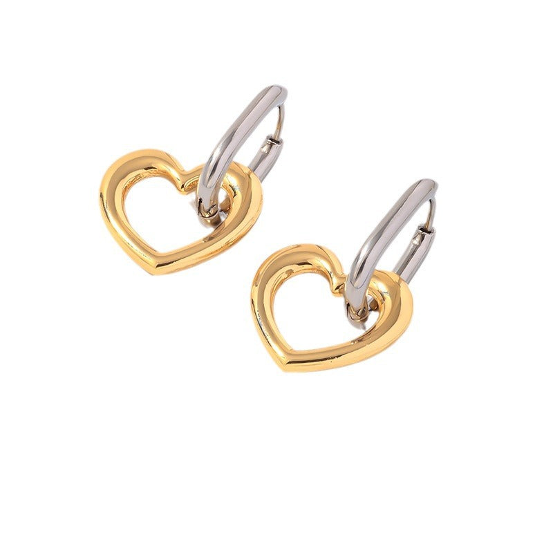 Wholesale Stainless Steel Earrings Toggle Love Earrings ACC-ES-MOXI004