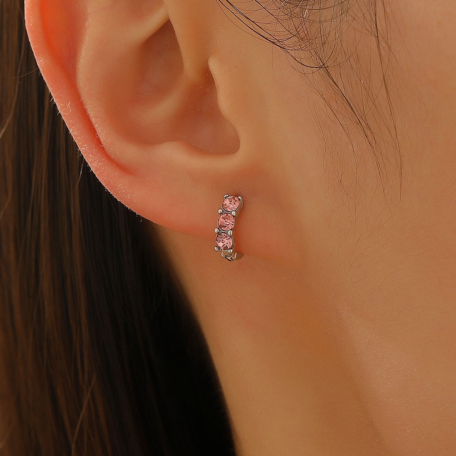 Wholesale Zinc Alloy Electroplated White Star Ear Cuff and Earring Set - Trendy Jewelry Accessory