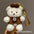Wholesale  Bow Sweater Bear Plush Doll Pendant Keychains
