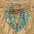 Wholesale  Retro Style Leaf Shape Hollow Tie-Dye  Multi-Color Combinable Women's Wooden Earrings