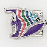 Wholesale 5pcs Italian Charm Bracelet 9mm DIY Splicing Ocean Style Stainless Steel Composable Bracelet