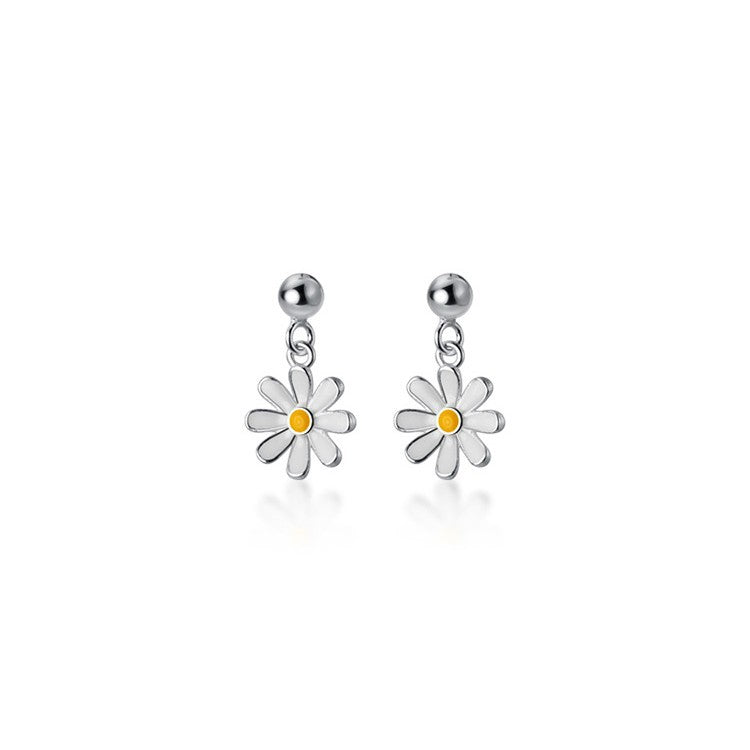 Wholesale  small daisy earrings with flower earrings