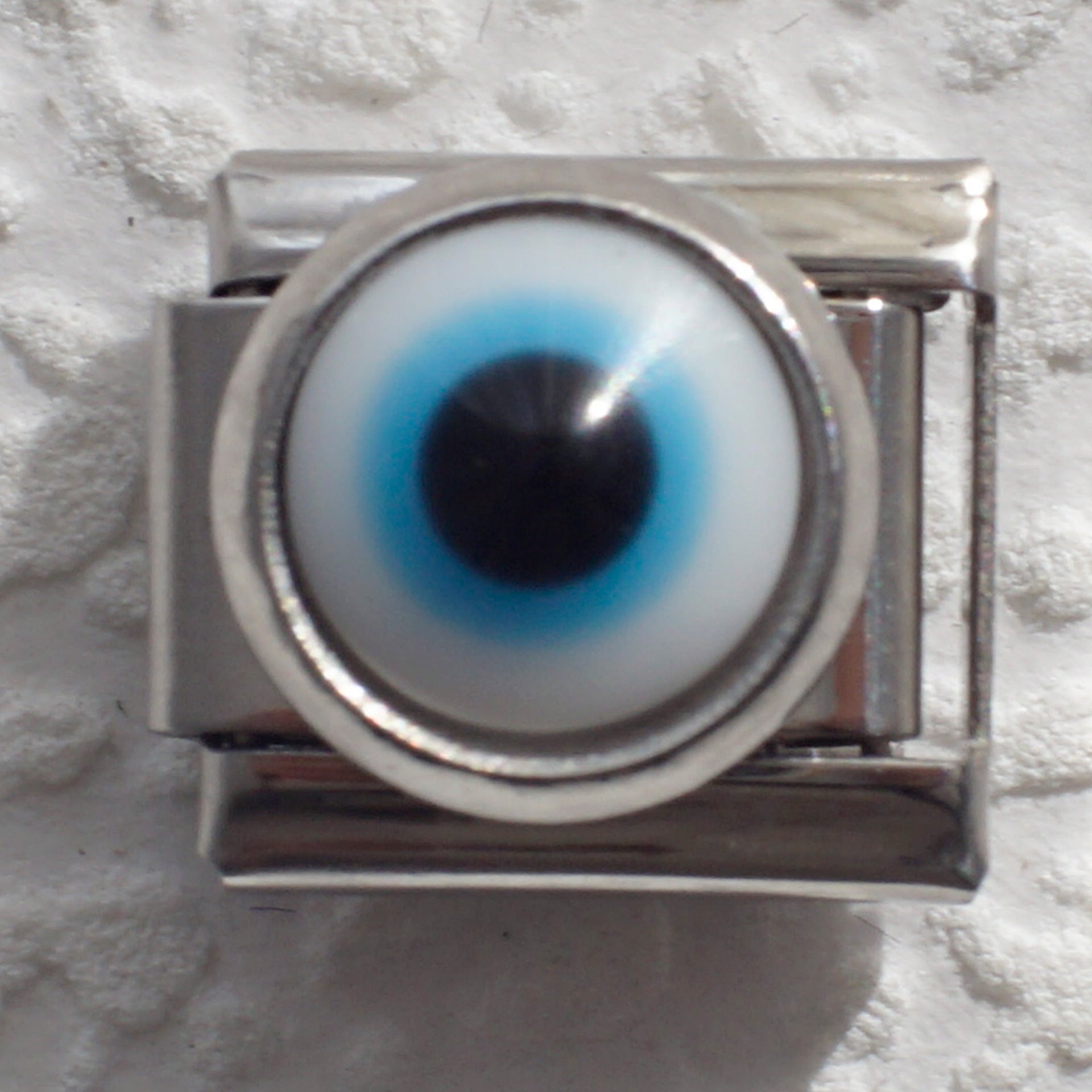 Wholesale Stainless Steel Devil' s Eye DIY Charm Elastic Bracelet Fashion Accessory for Boutique Resale