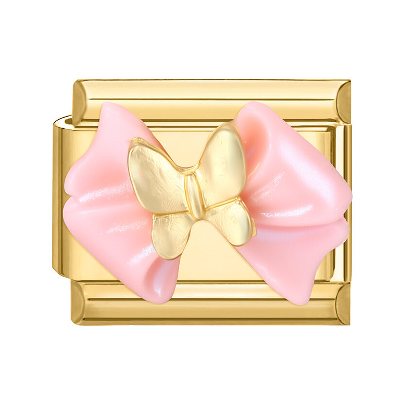 Wholesale Italian Charm Bracelet 9mm DIY Splicing Cute Creative Stainless Steel Composable Bracelet