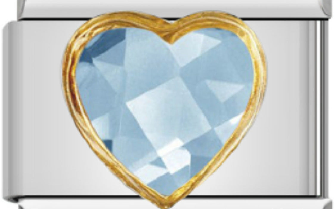 Wholesale Italian Charm Bracelet 9mm DIY Splicing Diamond Four-Leaf Clover Stainless Steel Composable Bracelet