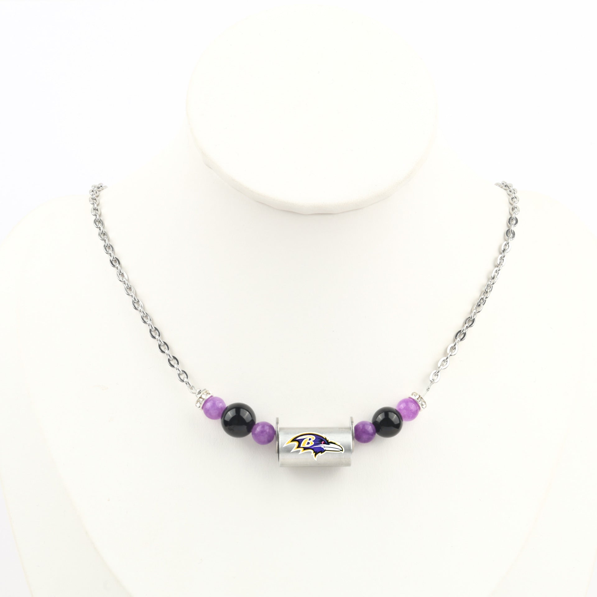 Wholesale Stainless Steel Column Adjustable Sports  Necklace