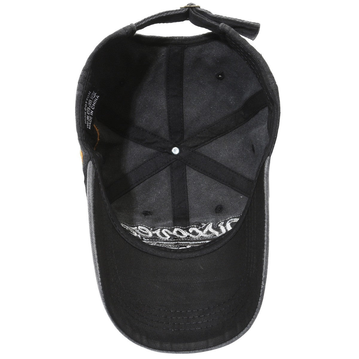 Wholesale Stylish Denim Baseball Cap Washed Distressed Embroidered Letter Curved Brim Unisex Spring Sun Hat For Casual Wear
