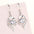 Wholesale zinc alloy silver luxury earrings
