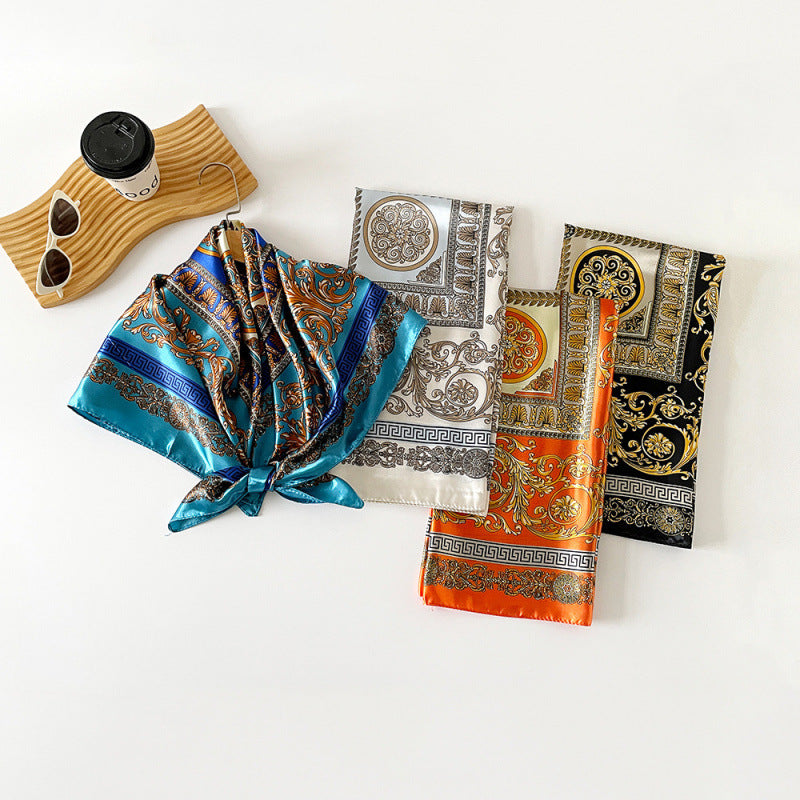 Wholesale 90* 90cm ladies large square silk scarf