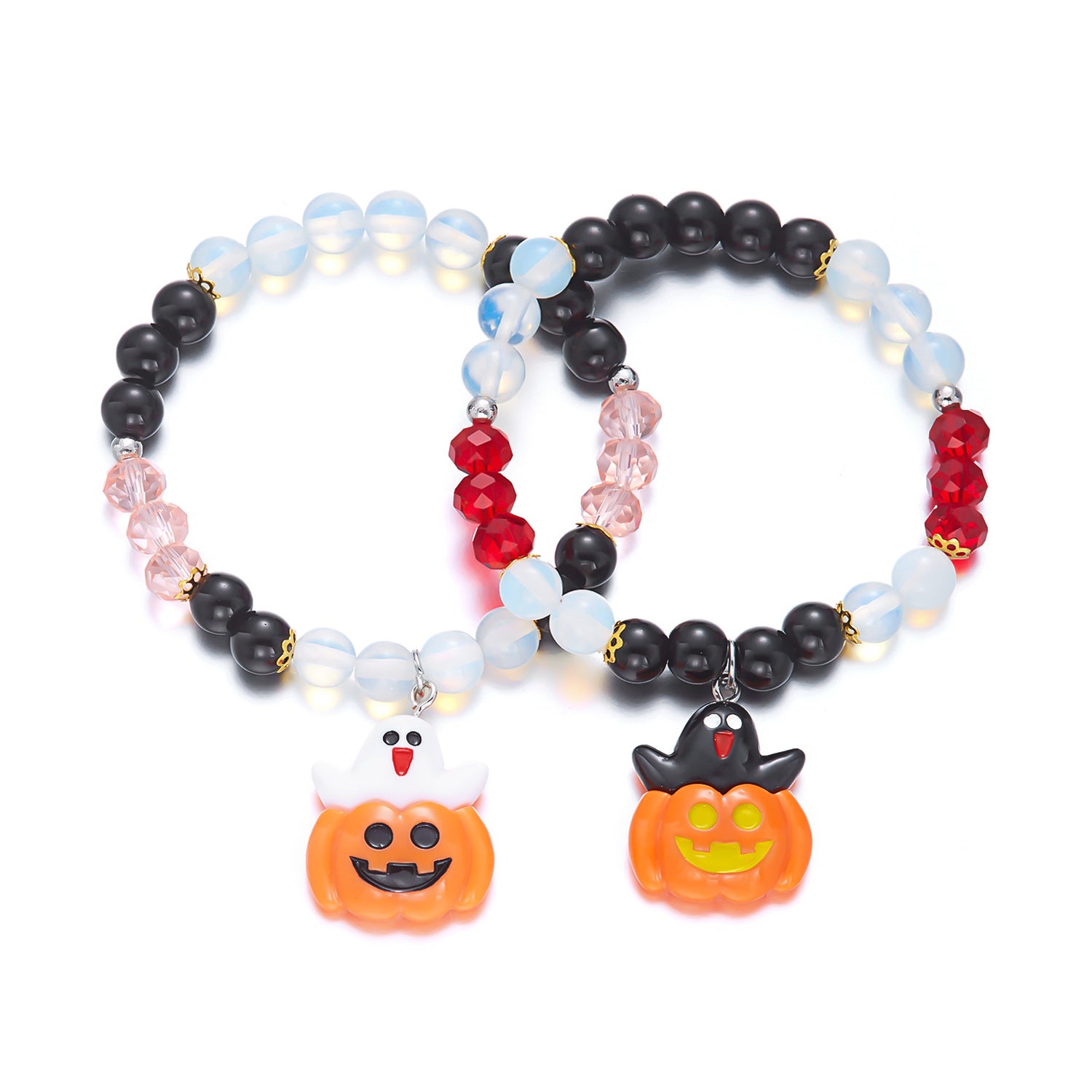 Wholesale  Ghost Cat Pumpkin Skeleton Adjustable Bracelet
