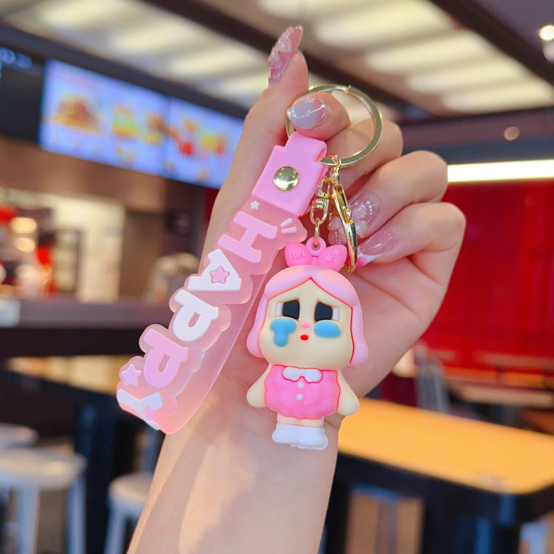 Wholesale Cute cartoon silicone keychain