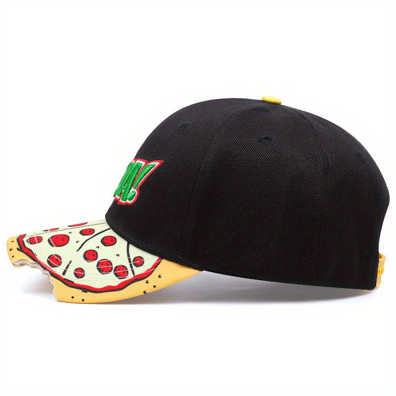 Wholesale Pizza Hat Embroidery Cartoon Cotton Baseball Cap ACC-HT-QiNiao003