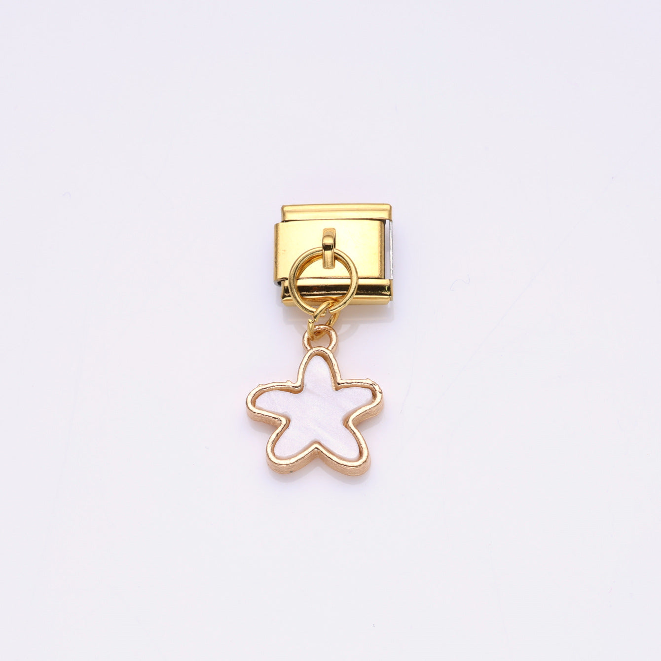 Wholesale 10pcs Italian Charm Bracelet 9mm DIY Splicing Creative Pattern Pendant Stainless Steel Composable Bracelet