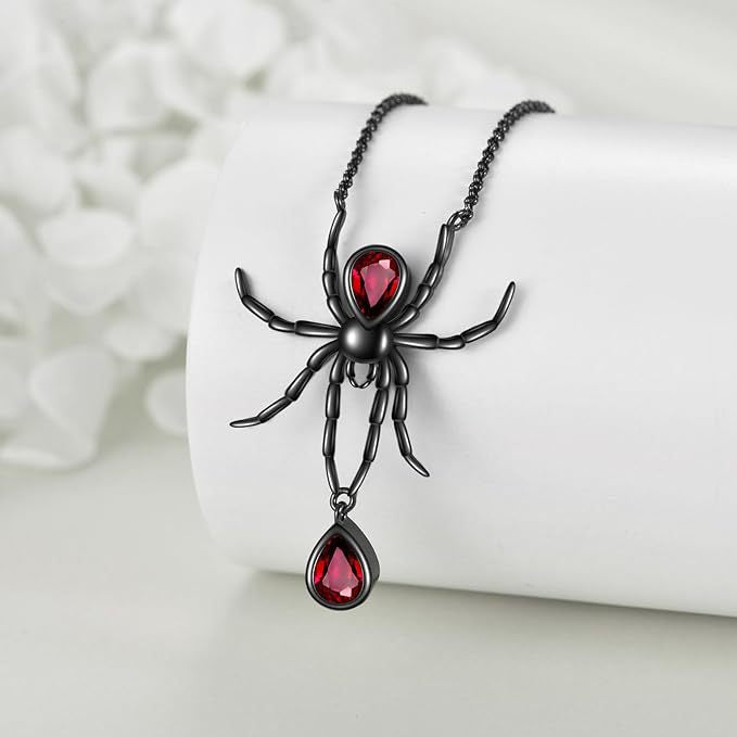 Wholesale Halloween Spider Pendant Necklace