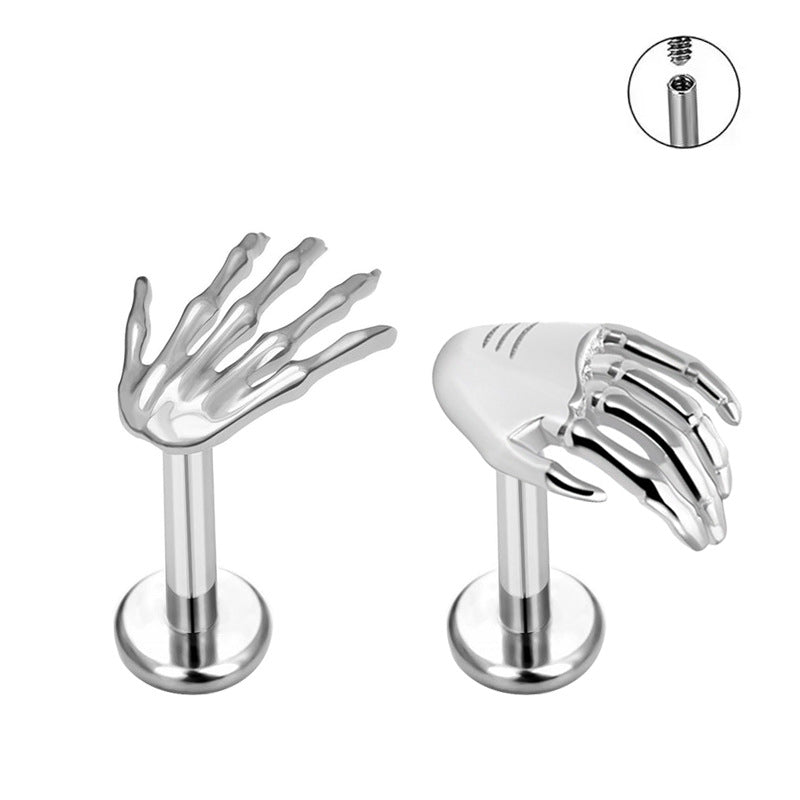 Wholesale  316L Stainless Steel Puncture Ear Gothic Earrings