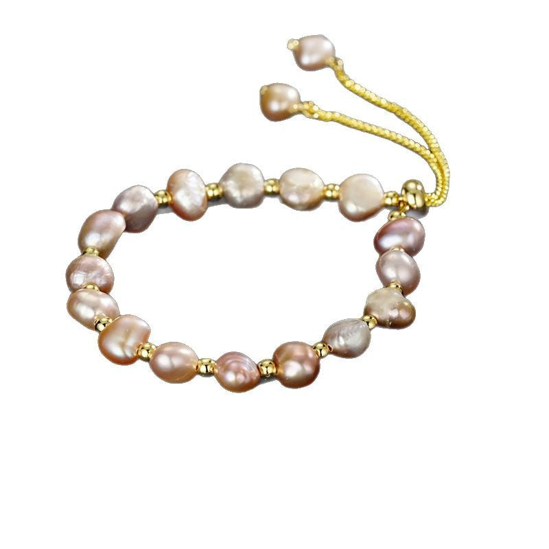 Wholesale baroque shaped freshwater pearl bracelet