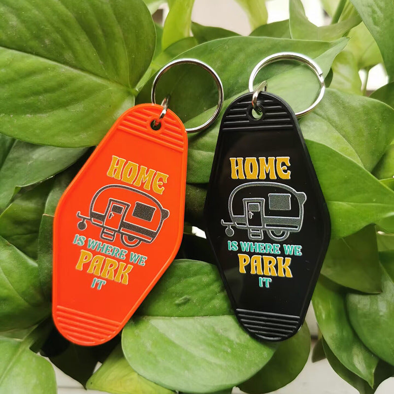 Wholesale Motel Camping Gift RV Keychain ACC-KC-MeiXin009