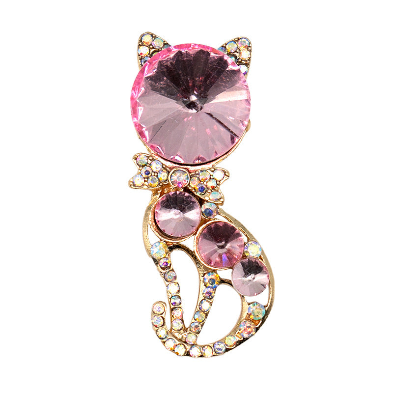 Wholesale Sweet Pink Princess Diamond Shoe Buckle Metal Charm Decorative Fashion Accessory For Sandals Gift Boutique Resale