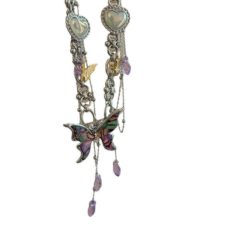 Wholesale Color Butterfly Necklace