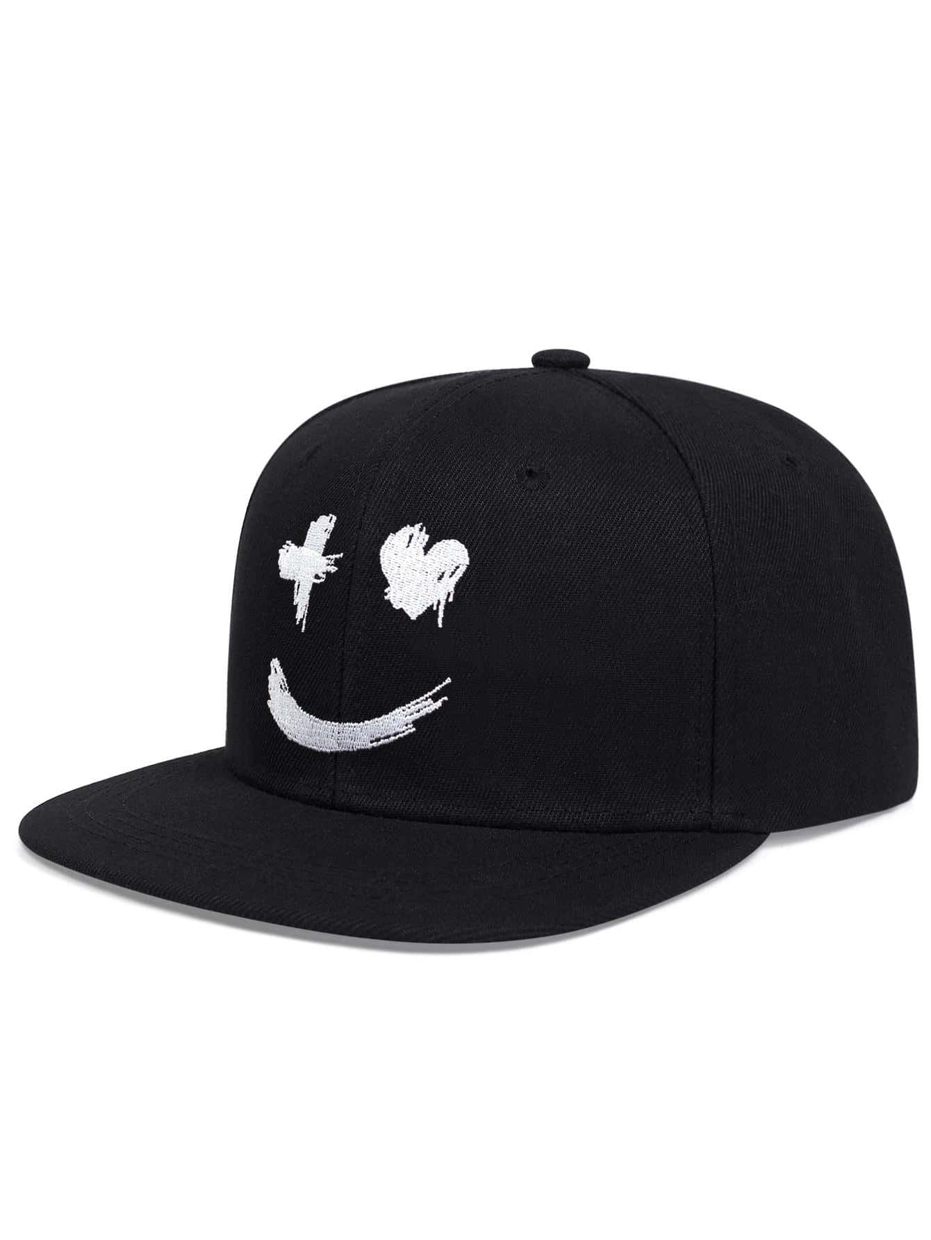 Wholesale Wide Brim Grinning Expression Baseball Cap Hat ACC-HT-KuBang008