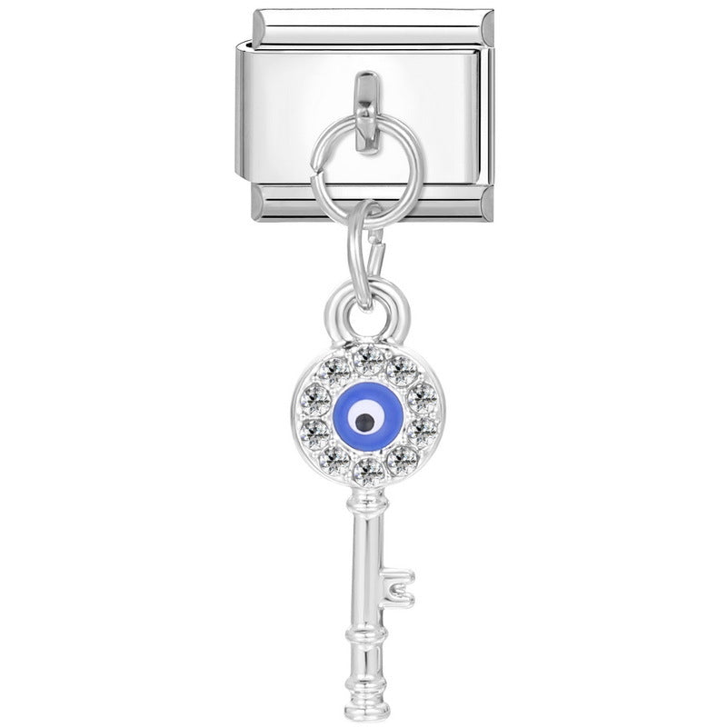 Wholesale Italian Beaded Bracelet 9mm DIY Splicing Removable Stainless Steel Combinable Bracelet