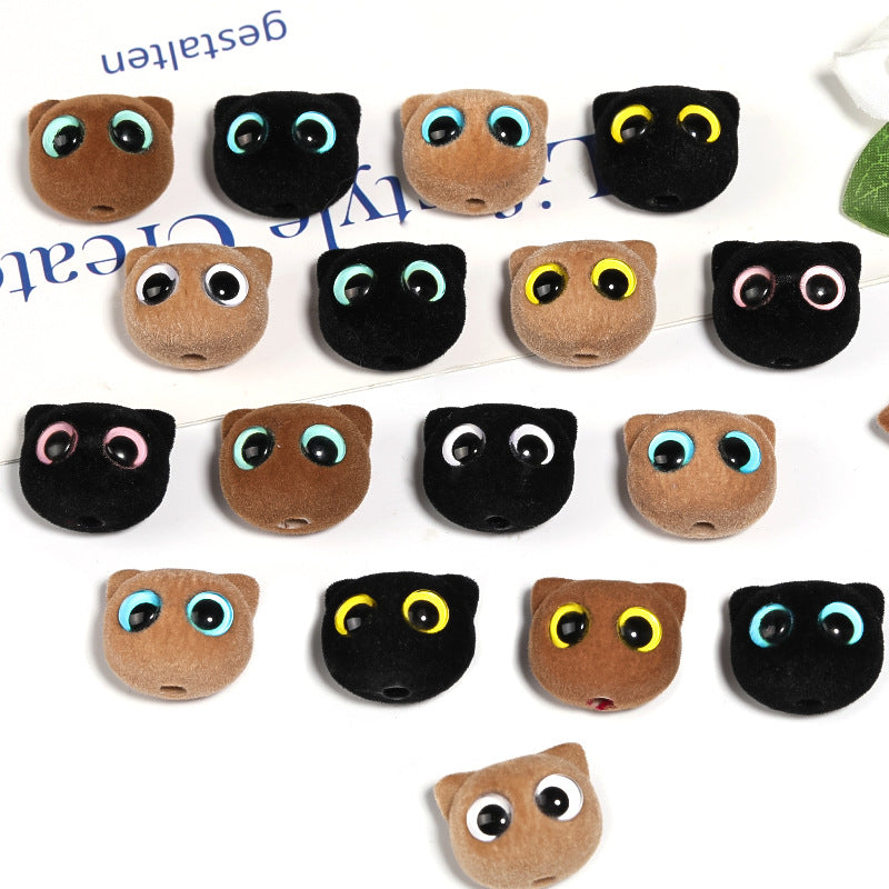 Wholesale 20pcs Acrylic Big Eyes Kitten Beadeds Diy Accessories ACC-BDS-BLG135