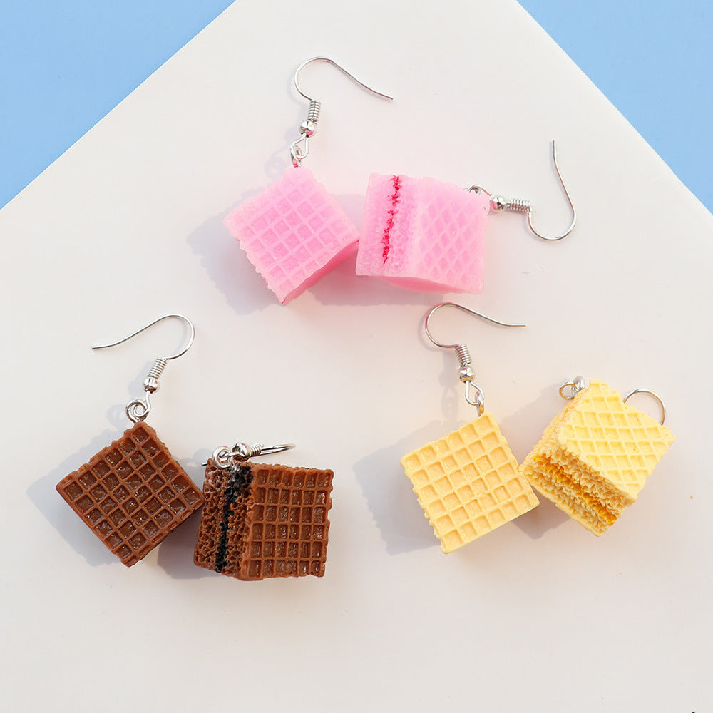 Wholesale  food and play earrings