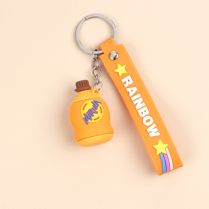 Wholesale Cartoon Cute PVC Soft Glue Keychains ACCVIP-KC-HongAo001