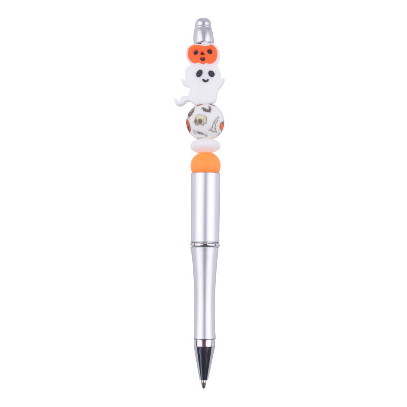 Wholesale Beaded Pen DIY Cartoon Christmas Silicone Beaded Pen