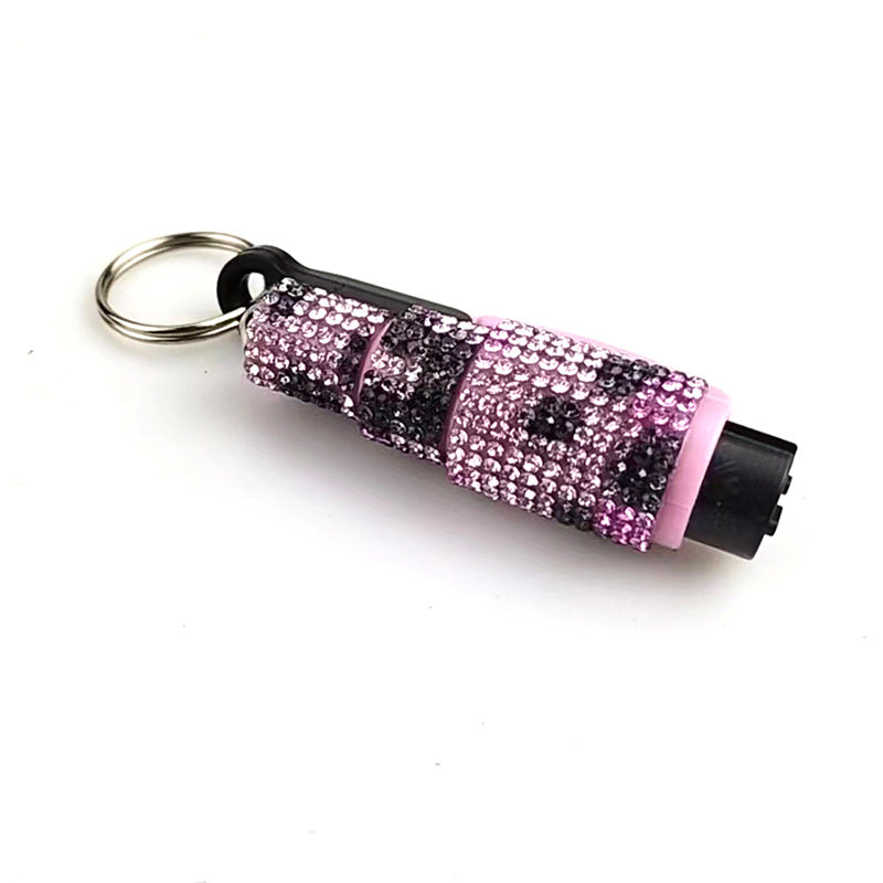 Wholesale Outdoor 2 in 1 Diamond Keychain For Car ACCVIP-KC-CanWu001