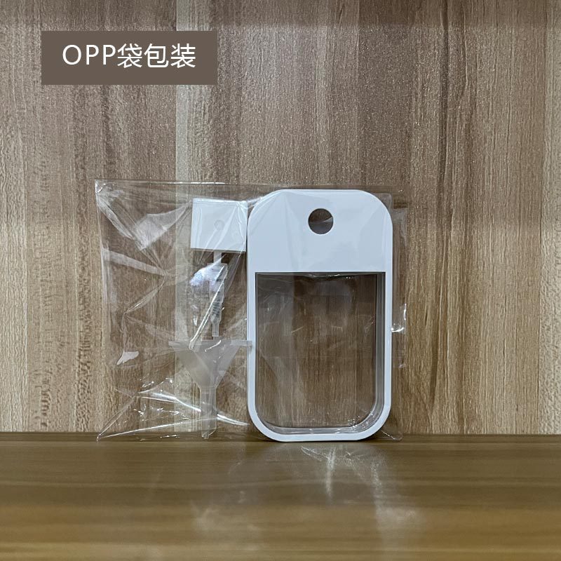 Wholesale Transparent 45ml Card Spray Bottle Keychains