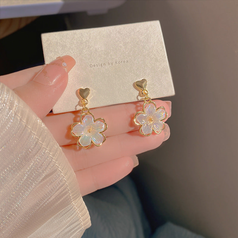 Wholesale 925 Silver Needle Design Acrylic Earrings