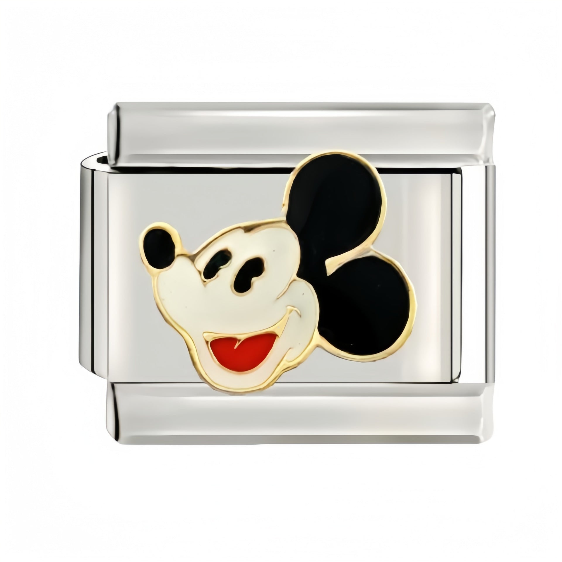 Wholesale 9mm Italian Charm Starter Bracelets DIY square Single Section Creative Stainless Steel Composable Bracelet