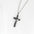 Wholesale creative titanium steel men's cross necklace